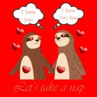 I Love You Let's Take A Nap Santa Hat thumb 1