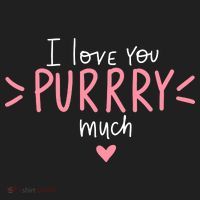 I Love You Purry Much Cute Gift Women's Sweatshirt thumb 2