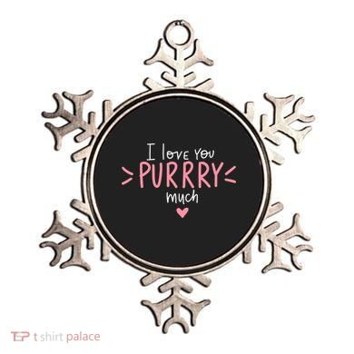 I Love You Purry Much Cute Gift Ornament