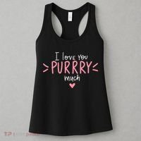 I Love You Purry Much Cute Gift Women's Tank Top thumb 3