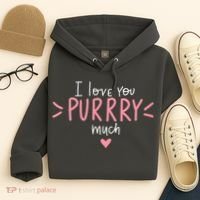 I Love You Purry Much Cute Gift Hoodie thumb 4