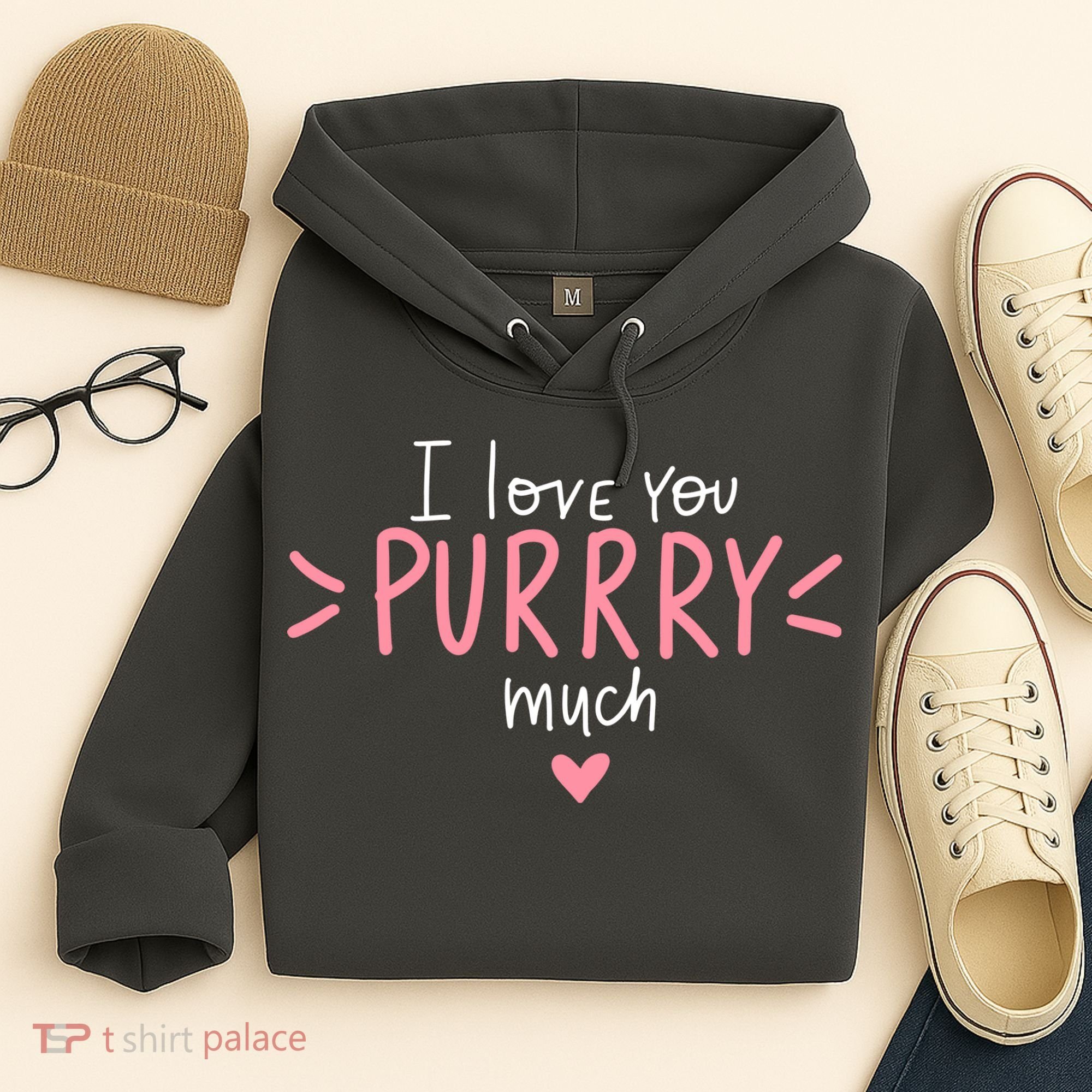 I Love You Purry Much Cute Gift Hoodie