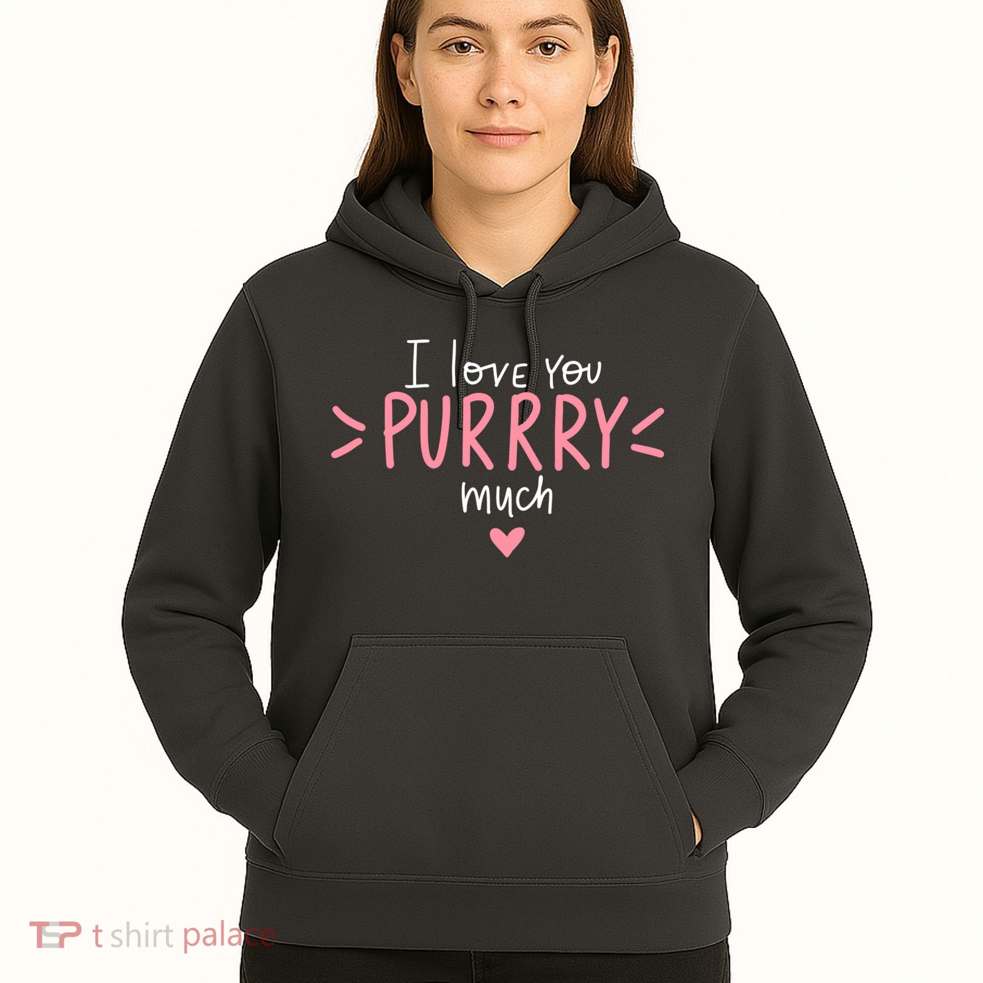 I Love You Purry Much Cute Gift Hoodie