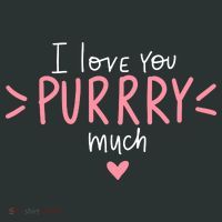 I Love You Purry Much Cute Gift Sweatshirt thumb 2