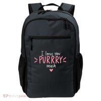 I Love You Purry Much Cute Gift Backpack thumb 0