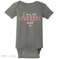 I Love You Purry Much Cute Gift Baby Bodysuit thumb 0