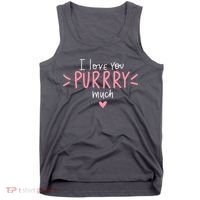 I Love You Purry Much Cute Gift Tank Top thumb 0