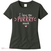 I Love You Purry Much Cute Gift Women's T-Shirt thumb 0