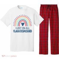 I Love You All Class Dismissed Teacher Gift Pajama Set thumb 0