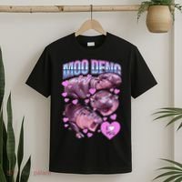 I Love You Moo Deng Cute Funny Hippo T-Shirt thumb 2