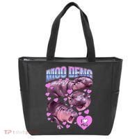 I Love You Moo Deng Cute Funny Hippo Tote Bag thumb 0