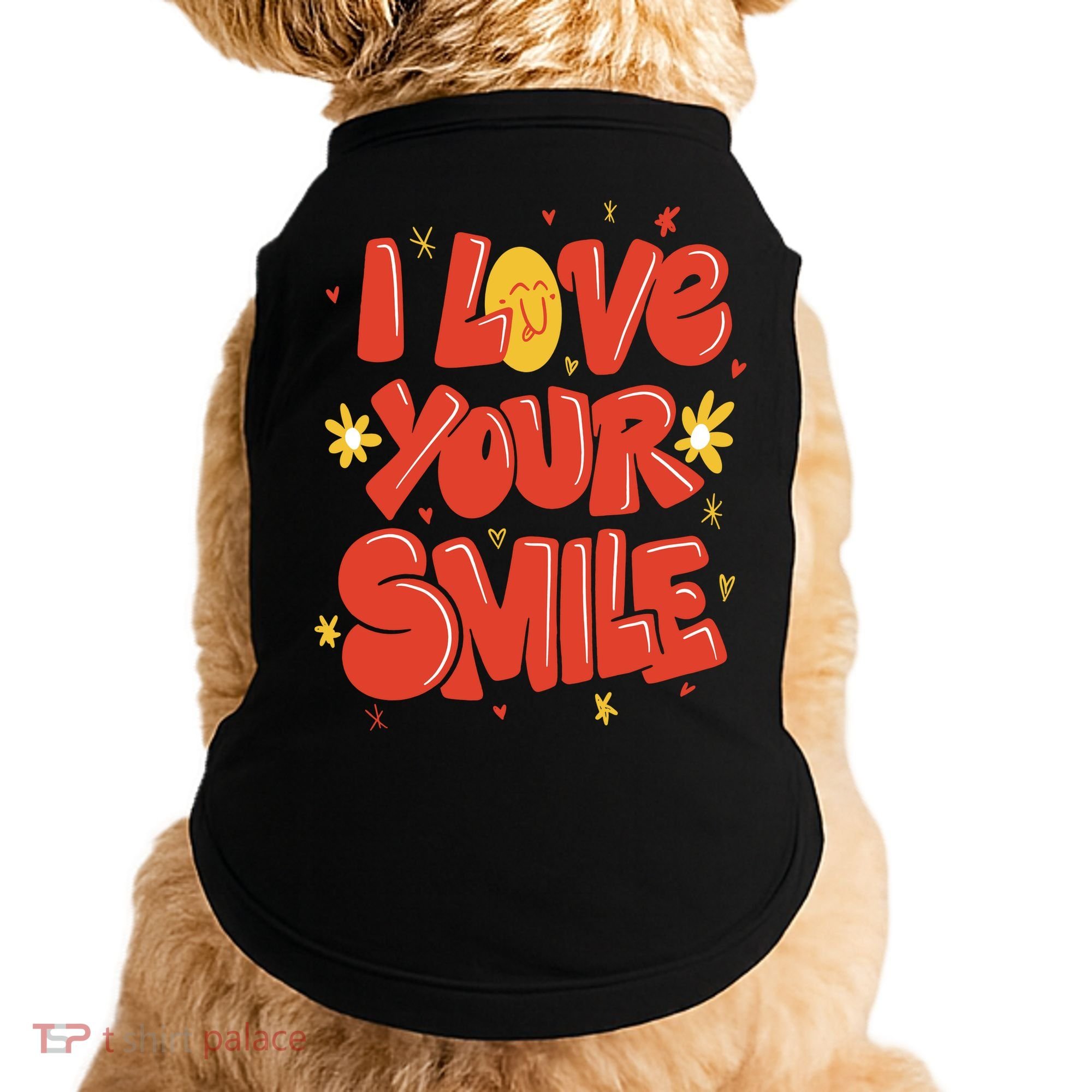I Love Your Smile Happy Cute Gift Doggie Tank