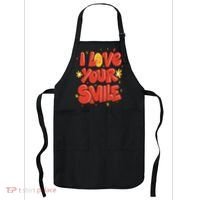 I Love Your Smile Happy Cute Gift Apron thumb 0