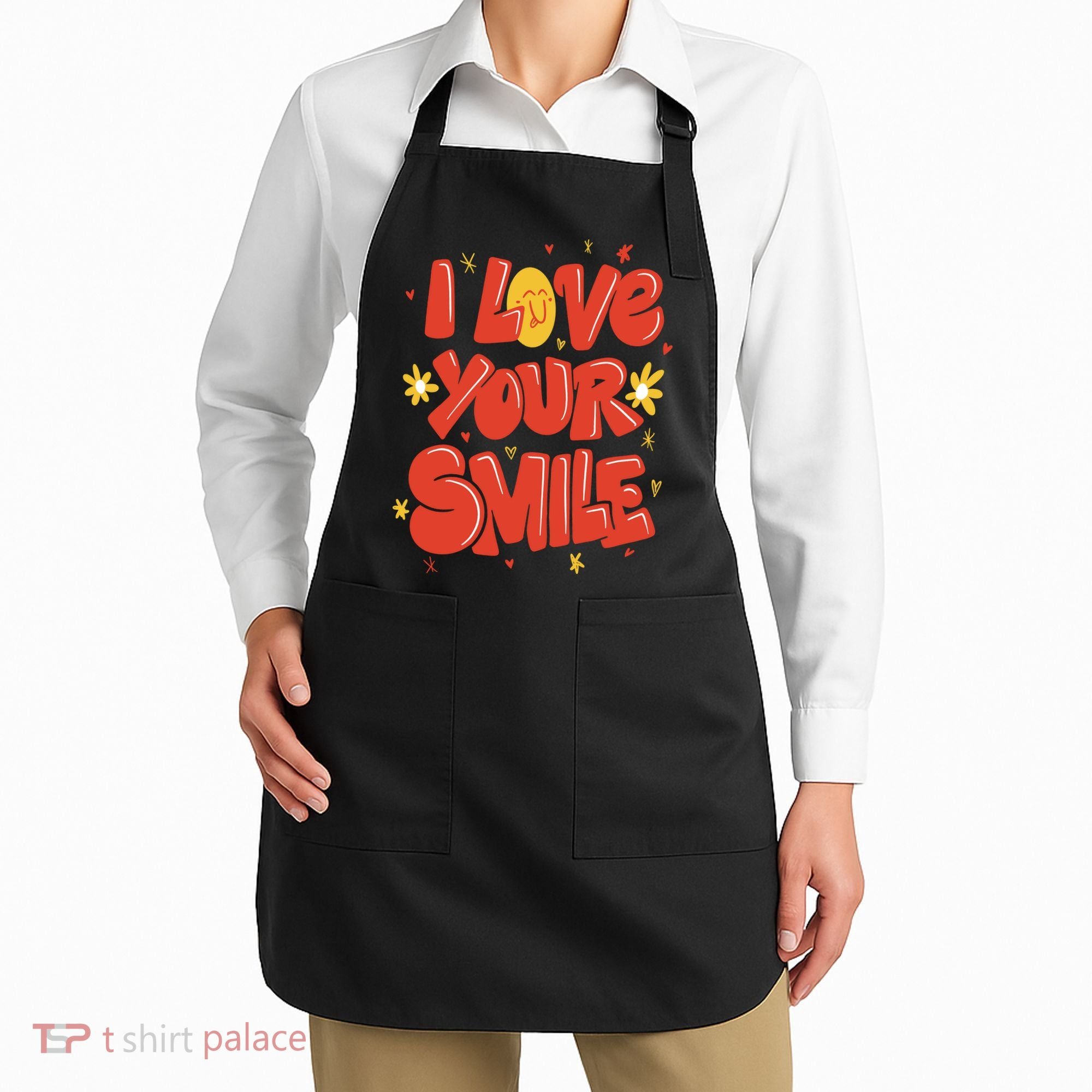 I Love Your Smile Happy Cute Gift Apron