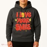 I Love Your Smile Happy Cute Gift Hoodie thumb 2