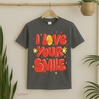 I Love Your Smile Happy Cute Gift T-Shirt thumb 2