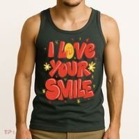 I Love Your Smile Happy Cute Gift Tank Top thumb 3
