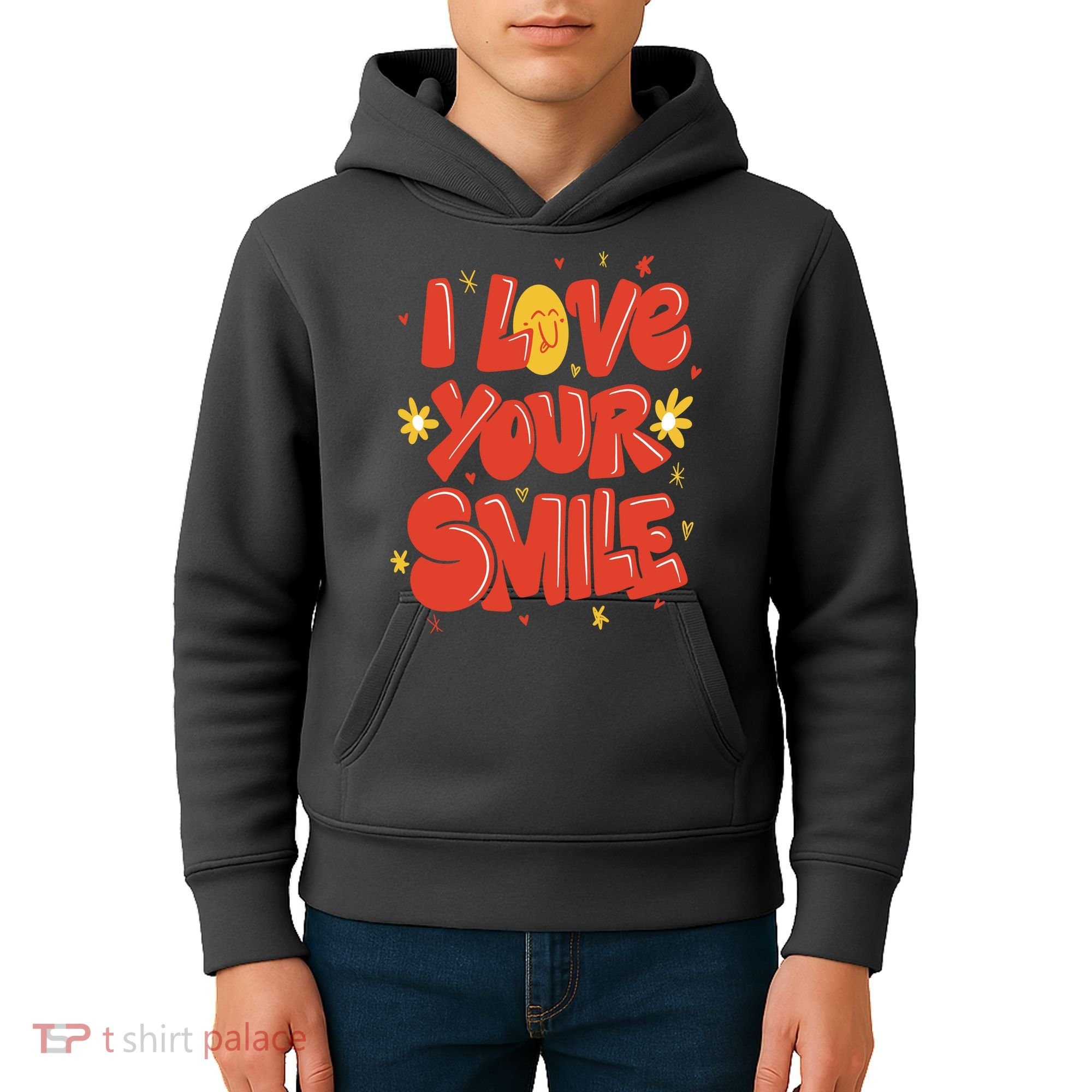 I Love Your Smile Happy Cute Gift Kids Hoodie