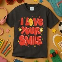 I Love Your Smile Happy Cute Gift Kids T-Shirt thumb 3