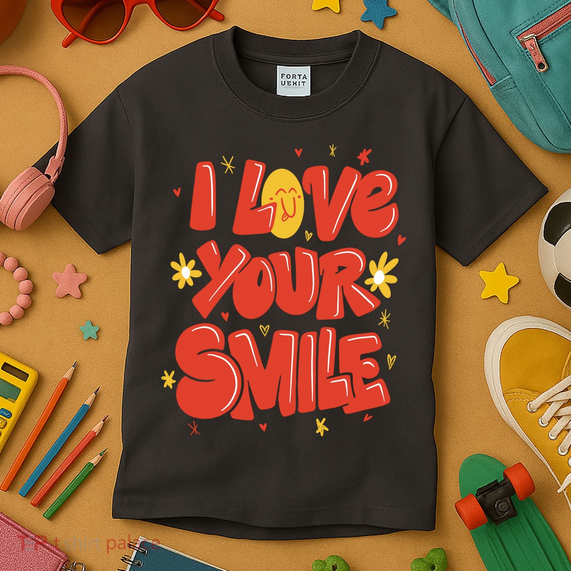 I Love Your Smile Happy Cute Gift Kids T-Shirt