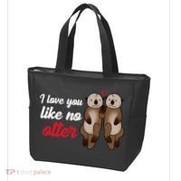 I Love You Like No Otter Cute Gift Tote Bag thumb 3