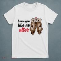 I Love You Like No Otter Cute Gift T-Shirt thumb 5