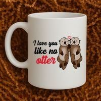 I Love You Like No Otter Cute Gift Coffee Mug thumb 2