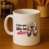 I Love You Like No Otter Cute Gift Coffee Mug thumb 4