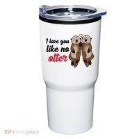I Love You Like No Otter Cute Gift Tumbler thumb 0