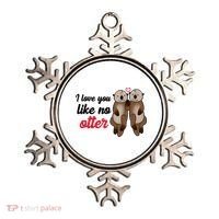 I Love You Like No Otter Cute Gift Ornament thumb 0