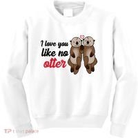 I Love You Like No Otter Cute Gift Kids Sweatshirt thumb 0