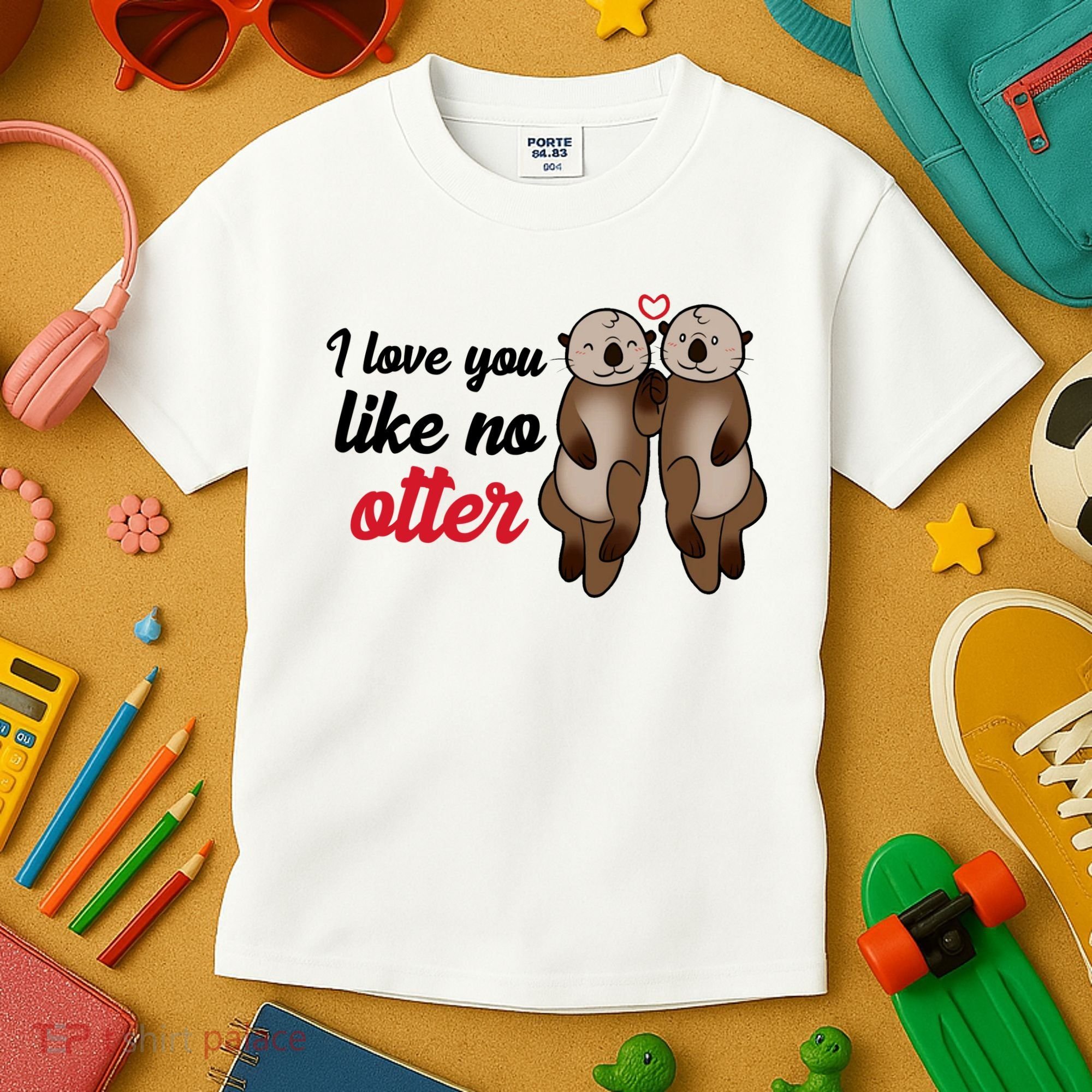 I Love You Like No Otter Cute Gift Kids T-Shirt