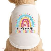 I Love You All Class Dismissed Doggie Tank thumb 0