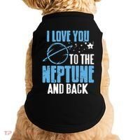 I Love You To The Neptune & Back Funny Astronomer Present Doggie Tank thumb 0