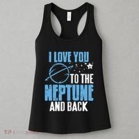I Love You To The Neptune & Back Funny Astronomer Present Women's Tank Top thumb 3