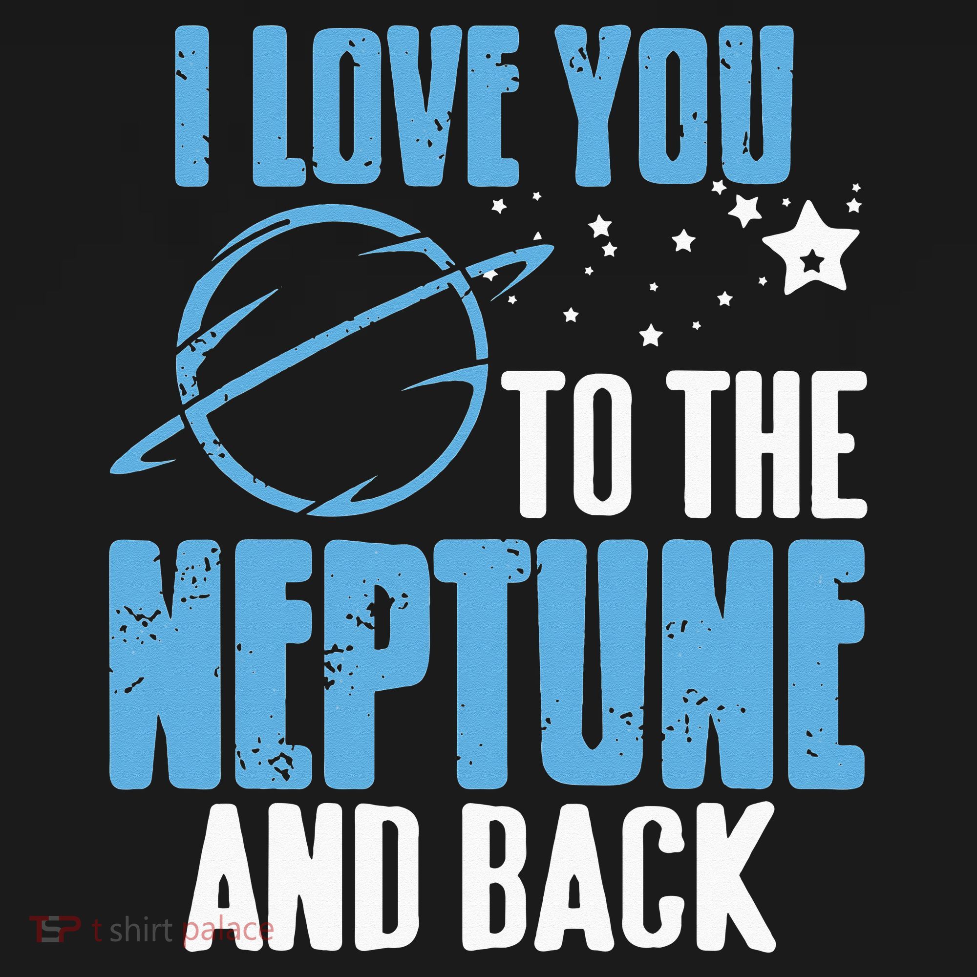 I Love You To The Neptune & Back Funny Astronomer Present Baby Bodysuit