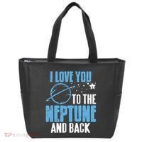I Love You To The Neptune & Back Funny Astronomer Present Tote Bag thumb 0