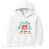I Love You All Class Dismissed Kids Hoodie thumb 0