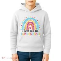 I Love You All Class Dismissed Kids Hoodie thumb 4