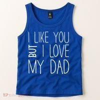 I Like You But I Love My Dad Gift Tank Top thumb 2