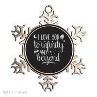 I Love You To Infinity And Beyond Valentine Couple Gift Ornament thumb 0