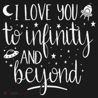 I Love You To Infinity And Beyond Valentine Couple Gift Kids Long Sleeve Shirt thumb 2