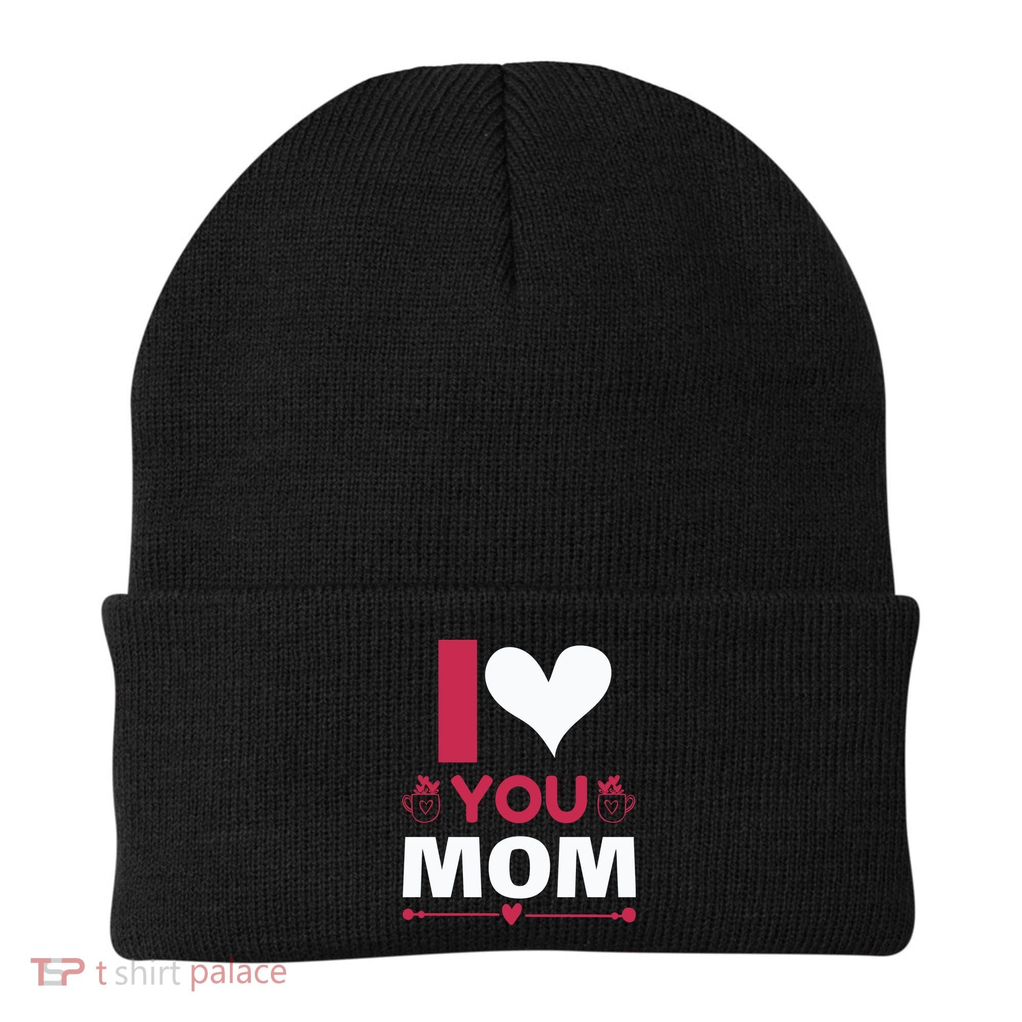I Love You Mom Beanie