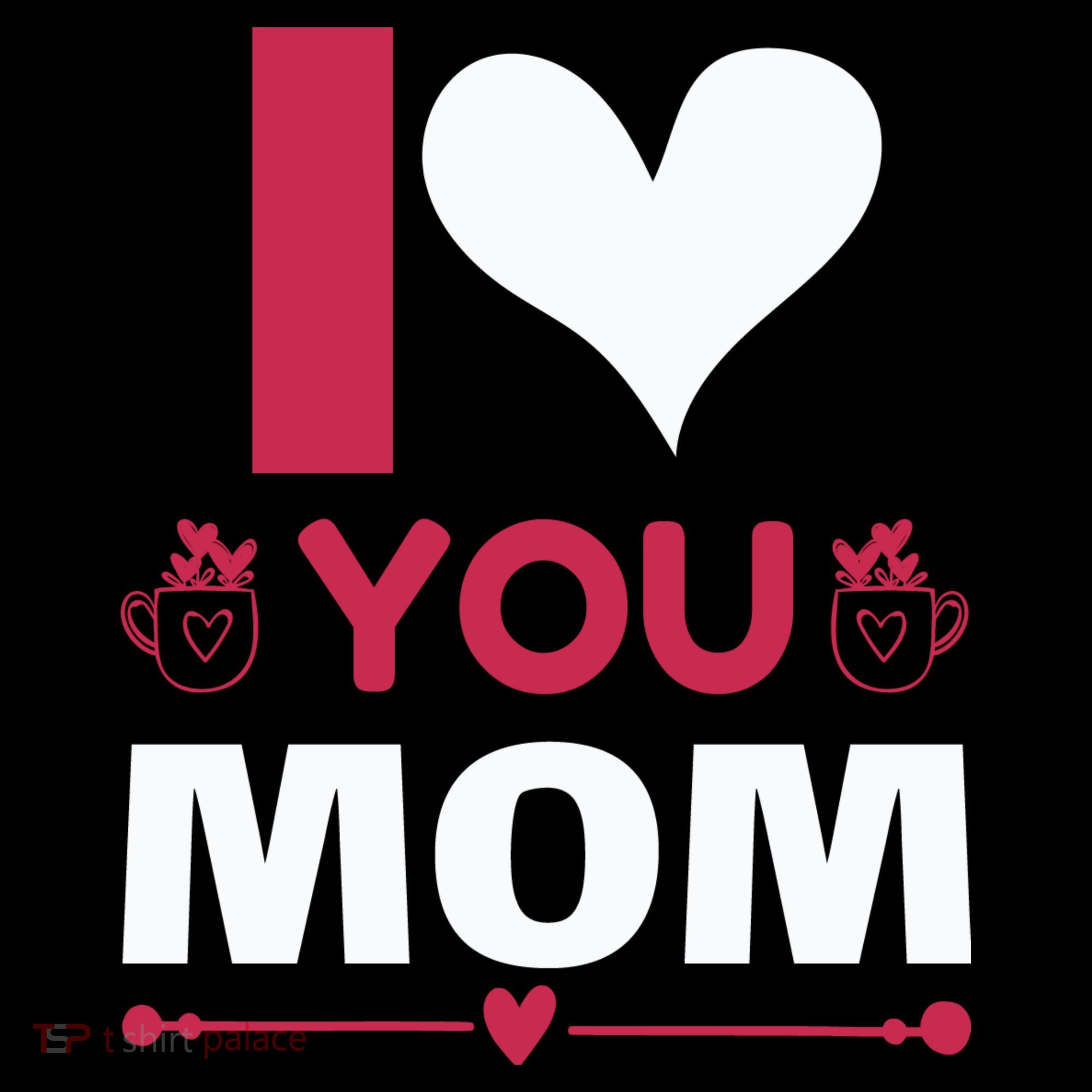 I Love You Mom Toddler Hoodie