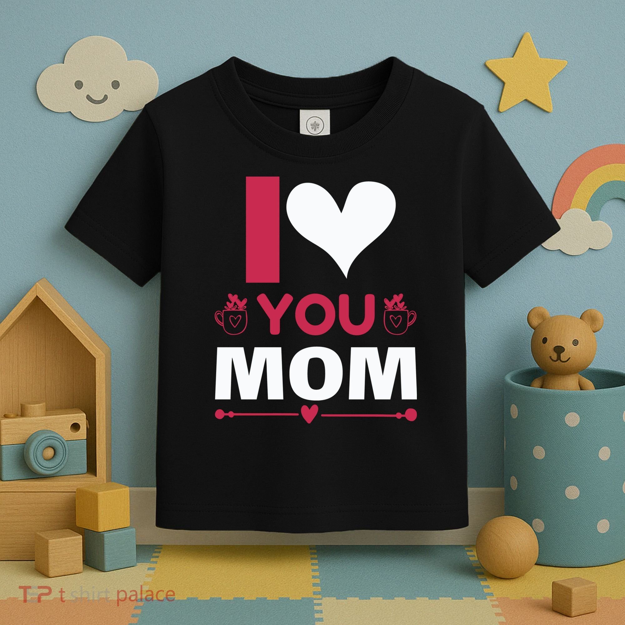 I Love You Mom Toddler T-Shirt