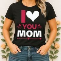I Love You Mom Women's T-Shirt thumb 2