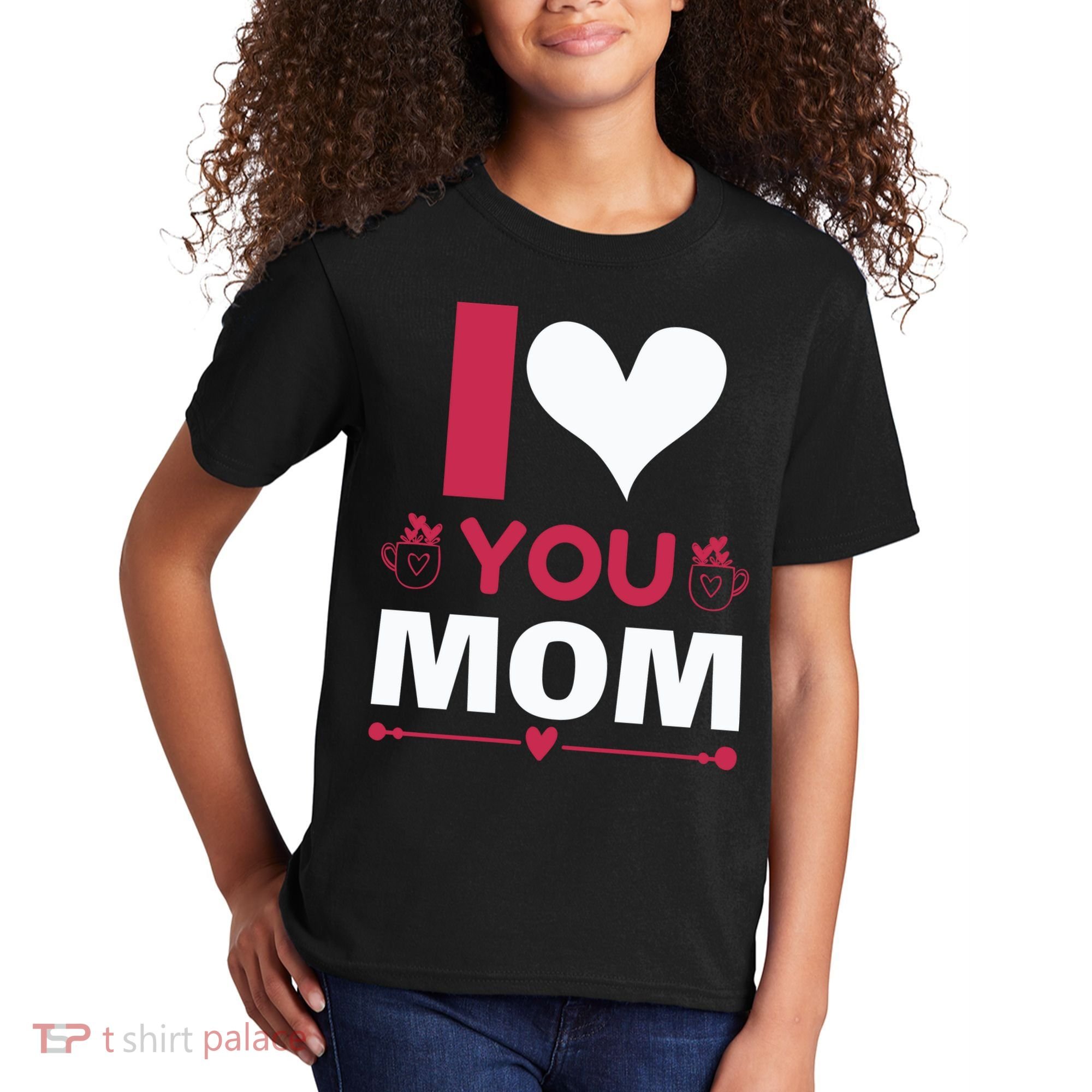 I Love You Mom Kids T-Shirt