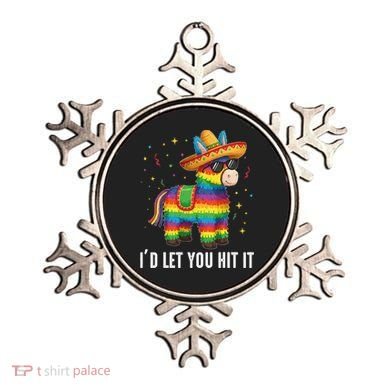 Id Let You Hit It Funny Pinata Sombrero Rainbow Fiesta Gift Ornament