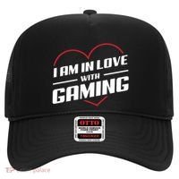Ich Liebe Zocken! I Am In Love With Gaming! Gaming Console Cool Gift Hat thumb 0