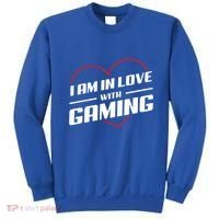 Ich Liebe Zocken! I Am In Love With Gaming! Gaming Console Cool Gift Sweatshirt thumb 0